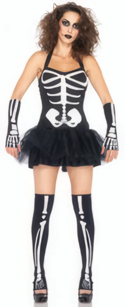 Disfraz de Esqueleto Mujer